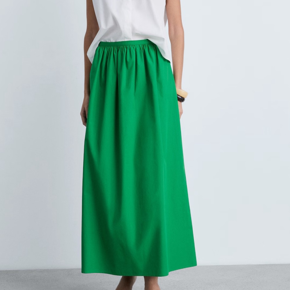 MNG FLARED COTTON SKIRT #V00